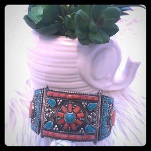 ***SOLD*** Beautiful multicolored bangle bracelet.